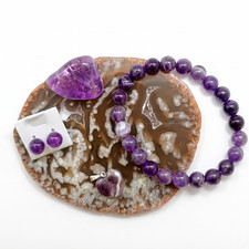 Amethyst AAA Naturstein Set