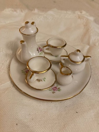 Miniatur kaffeeservice blumen - kaffeeservice,