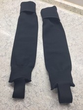 Fußballstutzen Herren Gr. L Senior -Stegstutzen ohne Logo uni schwarz -Neu-