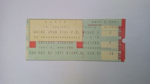 Elvis presley may 1st 1977 - elvis,