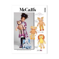 McCalls Schnittmuster M8333 - Stoffpuppen - Stofftiere - Kuscheltiere