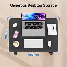 BONTEC Stehpult 65×45cm mit Rollen, höhenverstellbar, Weiß, 15kg, Laptop/Überbet