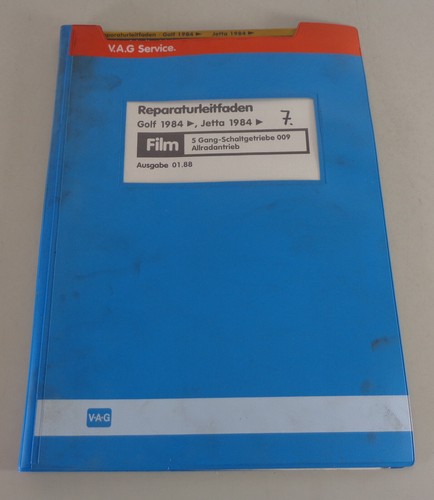 Werkstatthandbuch microfich - werkstatthandbuch, vw