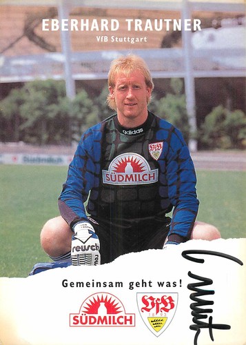 Autogramm eberhard trautner - eberhard,