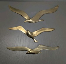 3x tolle Messing Vögel