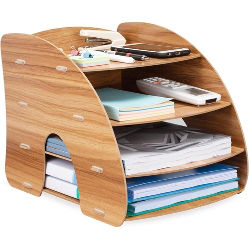 Papierablage holz büro - holz,