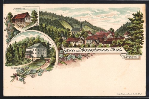 Lithographie weissenbrunn - weissenbrunn, v