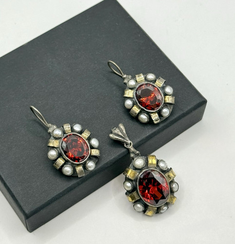 925 silber schmuck set antik - 925,