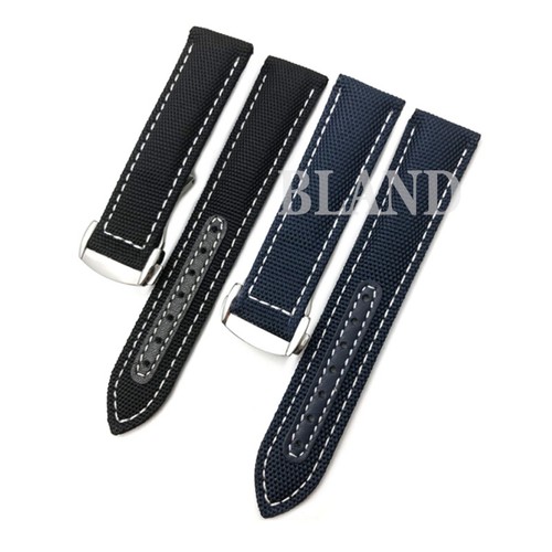 Leder nylon uhrenarmband - nylon, mm