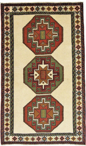Kurde teppich 191x113 - kurde, weiß