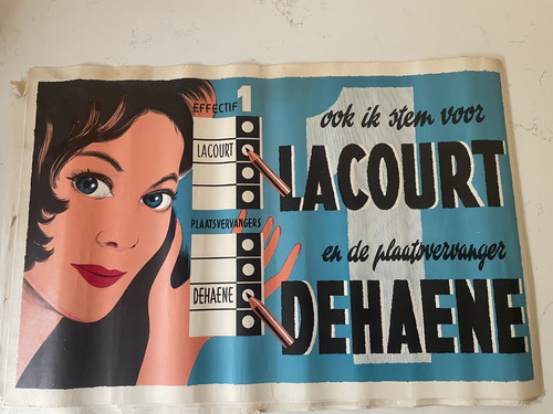 Vintage dutch poster kosmetik - dutch,