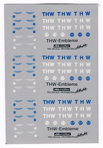 Decals thw - 1:87, "thw