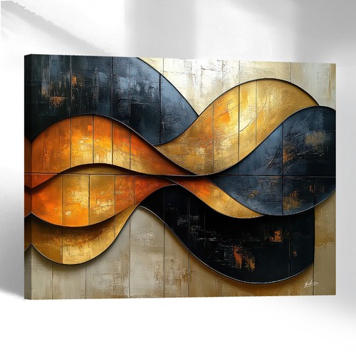 Leinwand bild abstrakt - leinwand,