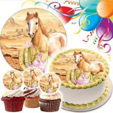 Pferd tortenaufleger party - pferd,