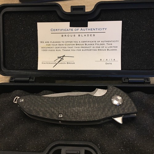 Brous blades caliber carbon - brous,