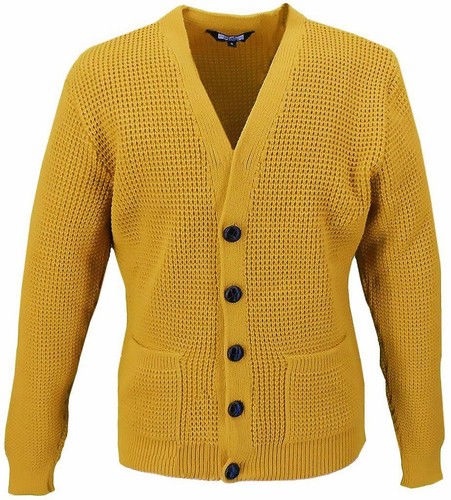 Relco waffel strickjacke - waffel,