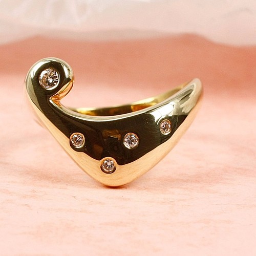 Auffallender ring 585 - in,