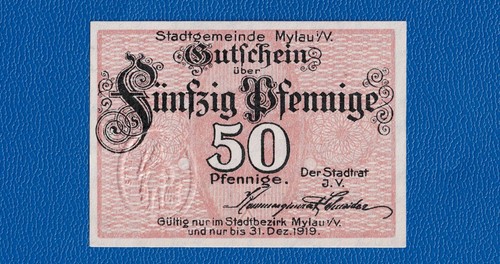 Notgeld aus sammlung sachsen - notgeld,