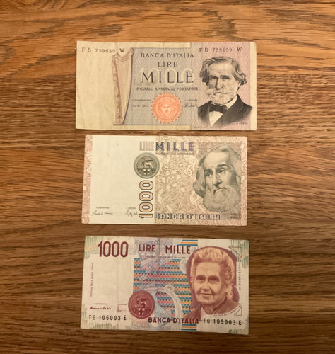 Set 1000 lire - set, x