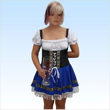 Dirndl schwarz blau - gr., 38/40