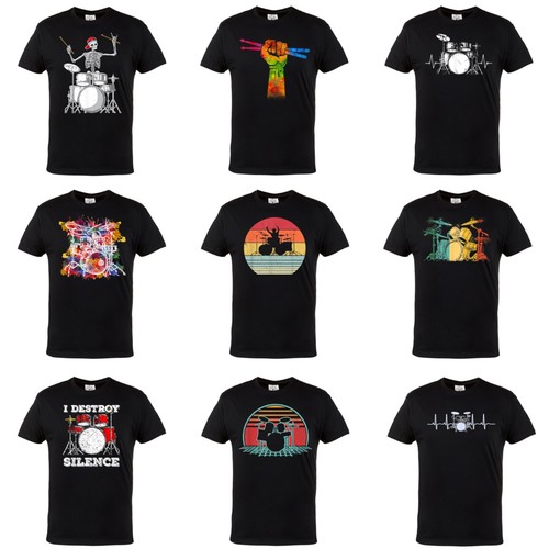 Schlagzeug shirt herren - schlagzeug, t-shirt