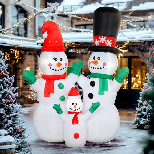 Aufblasbar schneemann familie - aufblasbar,