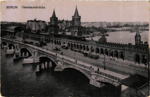 Cpa berlin oberbaumbrucke - cpa,