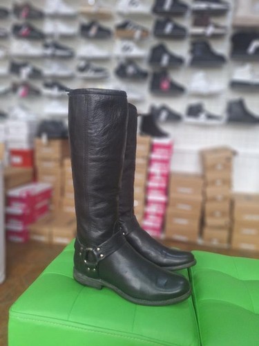 Women frye boots - black, leather