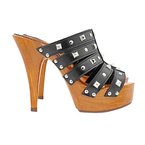 Clogs mit schwarzen