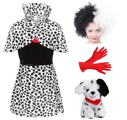 Kinder cruella kostüm - cruella,