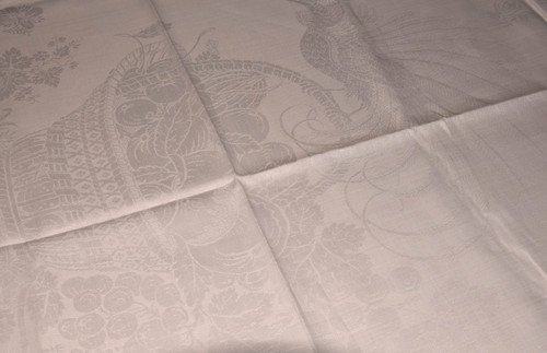 Alte leinen damast tischdecke - alte,