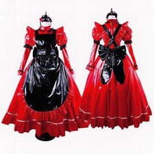 Gothic lolita girl maid - lolita, red