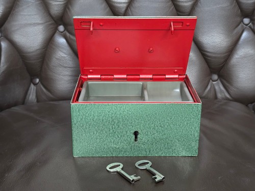 Vintage geldkassette mit - vintage, 2
