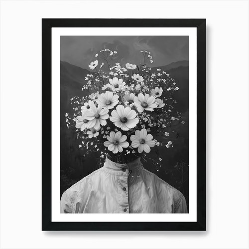 Blumen auf dem - , kunstdruck