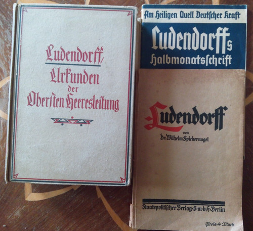 Konvolut ludendorff urkunden - ludendorff:,