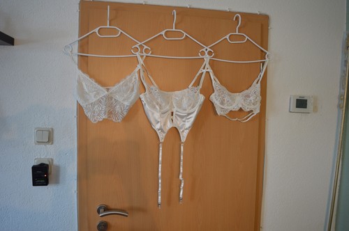 Süßes dessous set weiss - süßes,