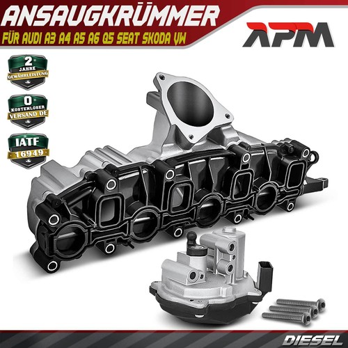 Ansaugbrücke mit stellmotor - mit,