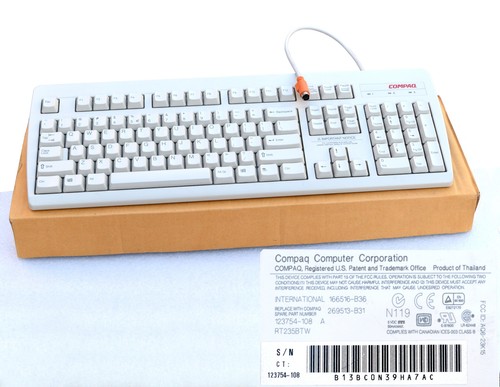 Vintage keyboard tastatur - ps/2,