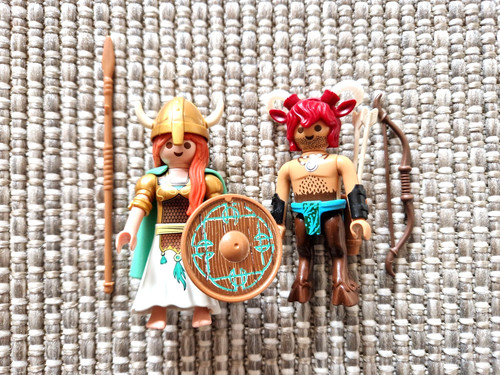 Playmobil figuren wikinger - 2x,