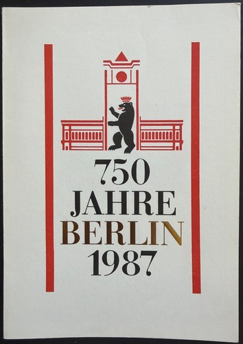 Ddr gedenkblatt 750 jahre - ddr,