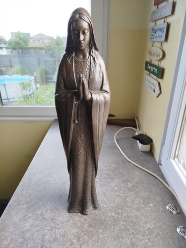Bronze figur heilige maria - bronze,