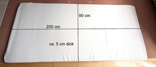 Neuwertiger topper 3 mal - -,