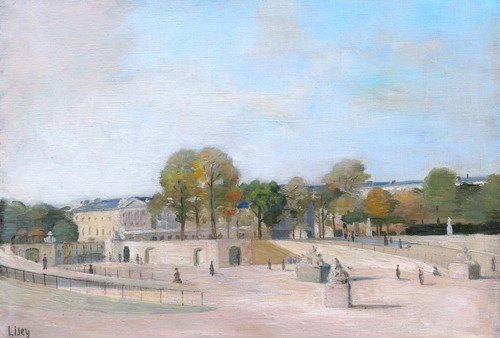 Französische öl gemälde
