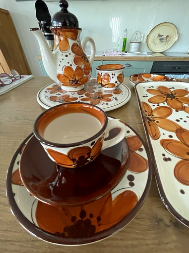 Vintage keramik kaffeeservice - vintage,
