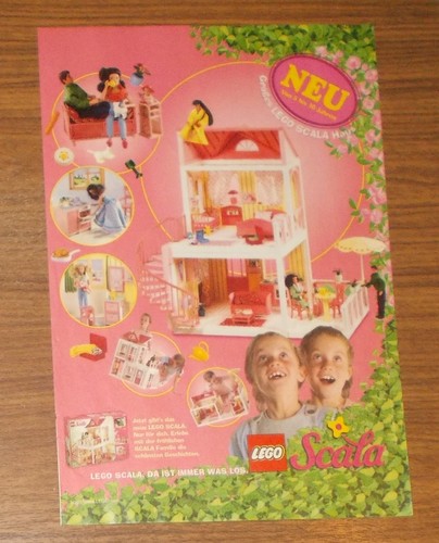 Seltene werbung lego scala - werbung,