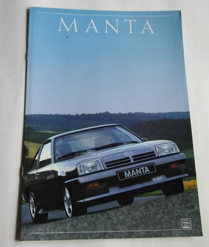Werbeprospekt opel manta gsi - opel,