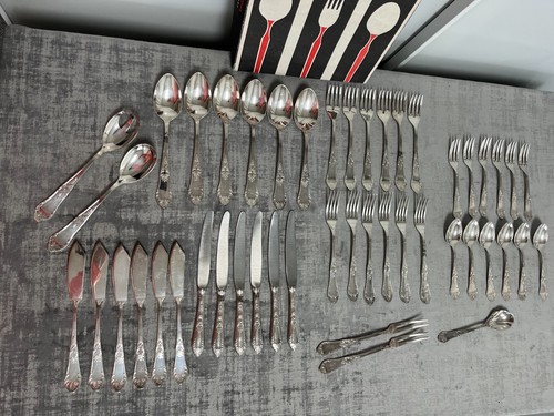Besteck teilig versilbert - besteck, 47-teilig