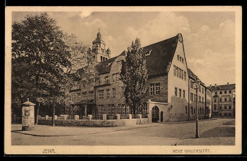 Ansichtskarte jena neue - jena,,