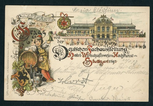 Ansichtskarte stuttgart - ansichtskarte,