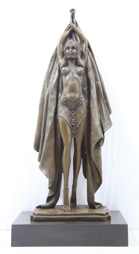Art deco bronze ägyptische - art,